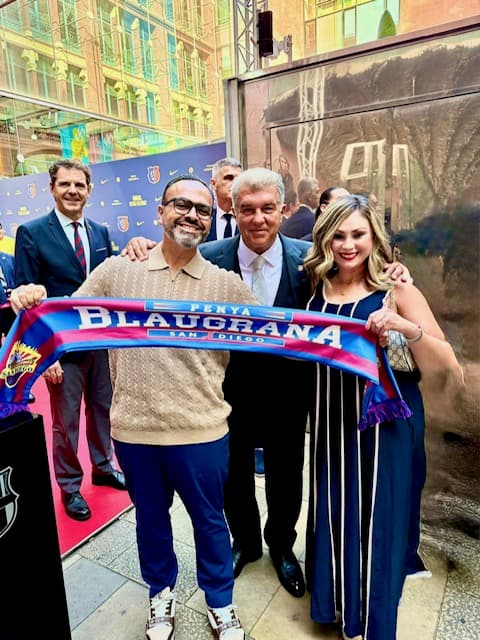 Meeting Joan Laporta