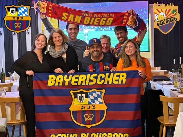 Penya members in Bayerischer Hof